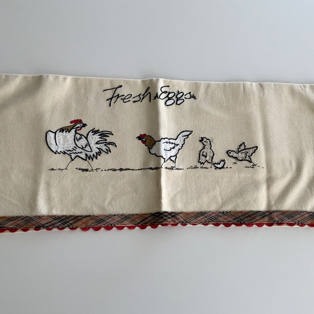 KITCHEN TEA TOWEL FRESH EGGS